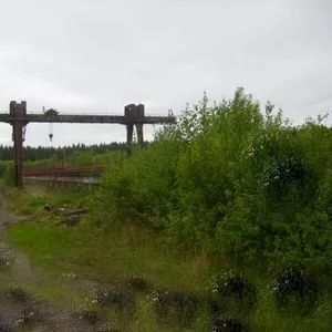 ЖД тупик в Подмосковном городе