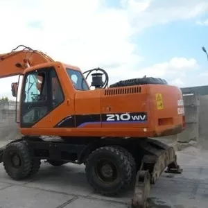  Daewoo 210W-V- колесный экскаватор