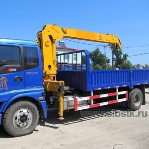 Бортовой автомобиль Foton BJ5163 с крановой установкой XCMG