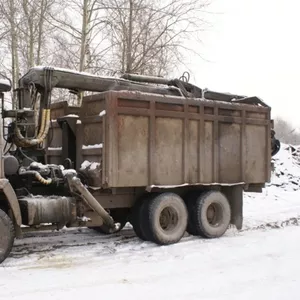 Продам ломовоз КАМАЗ с манипулятором