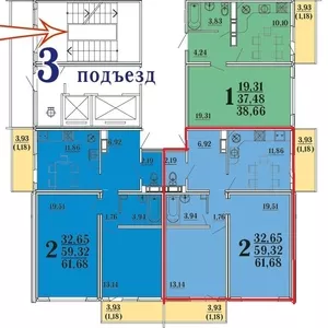 Продаю 2-к квартиру на ул. Героев Разведчиков