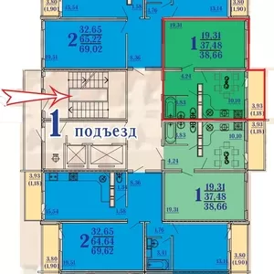 Продаю 1-к квартиру на ул. Героев-Разведчиков