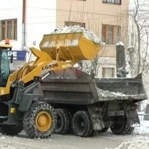 .Очистка территории. Вывоз и уборка мусора Самосвалы. Погрузчики. 