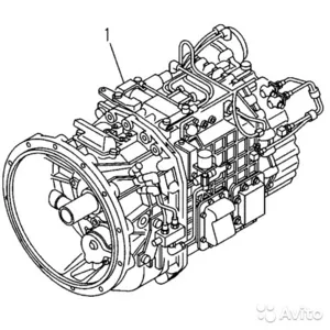 Коробка переключения передач MJX16P isuzu EXZ51