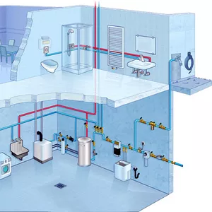 Проектирование и монтаж отопления и водопровода