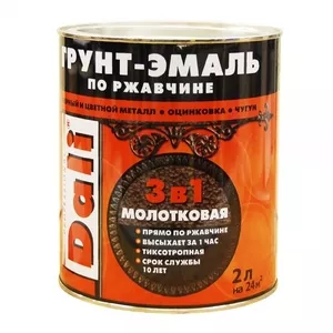 Эмаль молотковая DALI 750мл