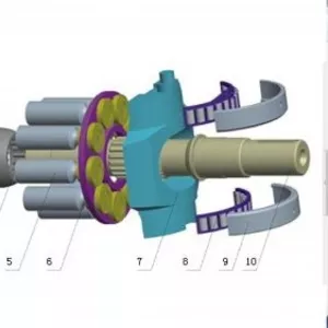 Насос REXROTH A10VSO16-140 для бетононасосов