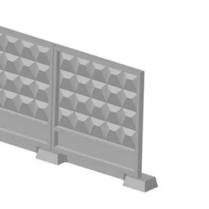 Плиты ограждения железобетонные