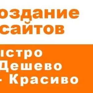 Делаем сайты красивые и продающие за 1 день. Сайты не дорого.