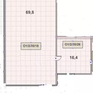 Торговое помещение 86, 2 м за 86 тр /мес