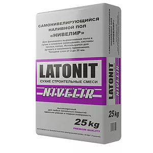 Самонивелирующий наливной пол LATONIT NIVELIR  24 кг (Три-С)