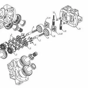 Запчасти для насоса Rexroth A8VO28/55/80/107/140/160/200