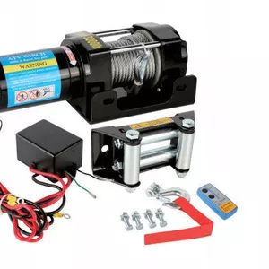 Лебедка электрическая Electric Winch 3000 lbs,  ATV