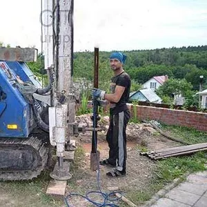 Бурение скважин малогабаритной установкой