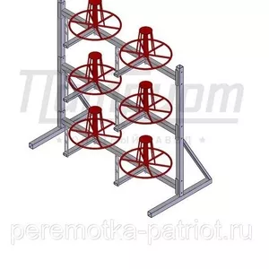 Стеллаж для хранения и размотки бухт кабеля СБ 6-0, 4-30
