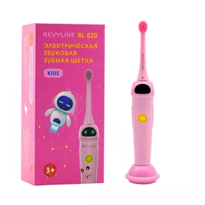 Зубная щетка Revyline RL 020 Kids в розовом цвете с 2 режимами