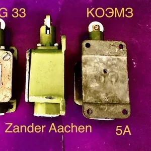 Концевой выключатель с роликом Zander Aachen type MSG 33