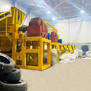 Измельчитель для автомобильных шин Global Recycler 3000