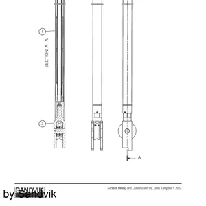 Гидравлические цилиндры для буровых установок Sandvik/Tamrock 