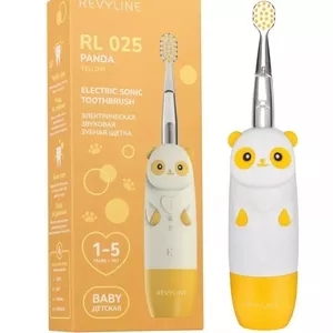 Зубная щетка для детей Revyline RL025 Panda Yellow