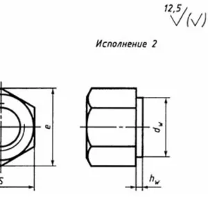 Гайка ГОСТ 15525-70 шестигранная